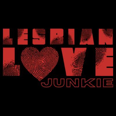 LESBIAN LOVE JUNKIE - Tote Bag Design