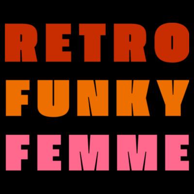 Retro Funky Femme - Crop top Design